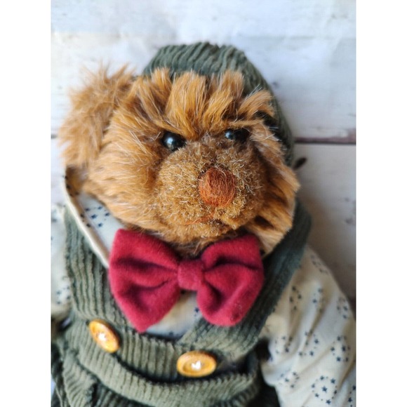 TC Dawson By Fiesta Bear Plush Stuffed Animal Jointed 12" Tall EUC - Picture 2 of 9